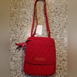 VERA BRADLEY 29770-480 Quilted RFID MINI HIPSTER- Tango Red - NEW WITH TAGS